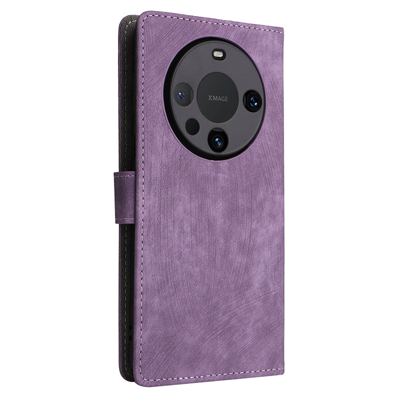 For Huawei Mate 60 Pro / Mate 60 Pro+ Case Leather RFID Blocking Wallet Phone Cover with Strap