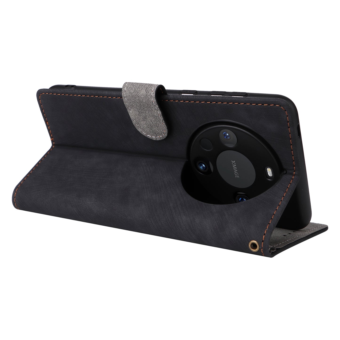 For Huawei Mate 60 Pro / Mate 60 Pro+ Case Leather RFID Blocking Wallet Phone Cover with Strap