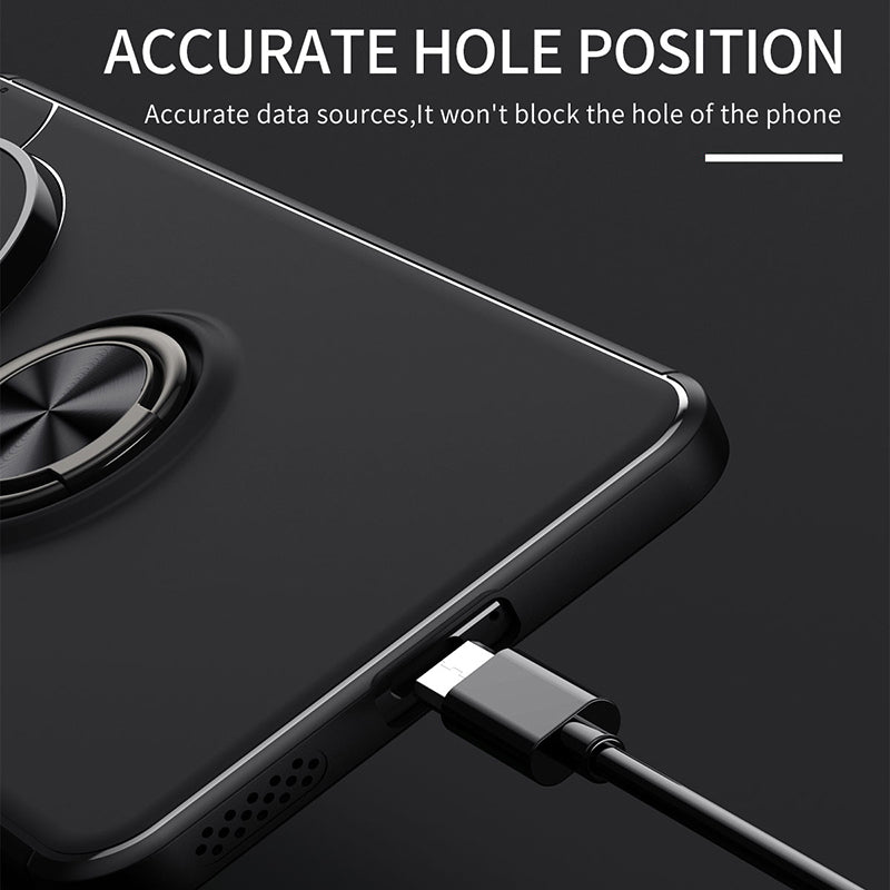 For Huawei Mate 60 Case Ring Kickstand Anti-drop TPU Phone Cover
