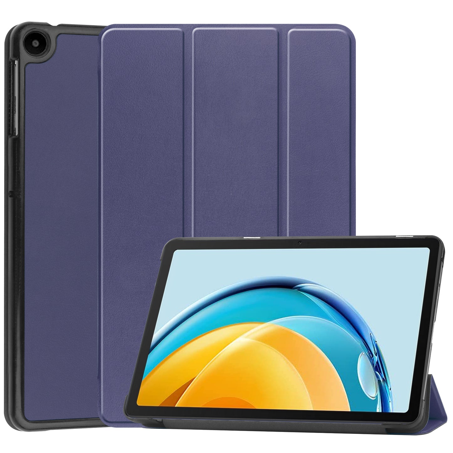 For Huawei MatePad SE 10.4-inch Tri-fold Stand PU Leather Case Auto Wake / Sleep Tablet Protective Cover