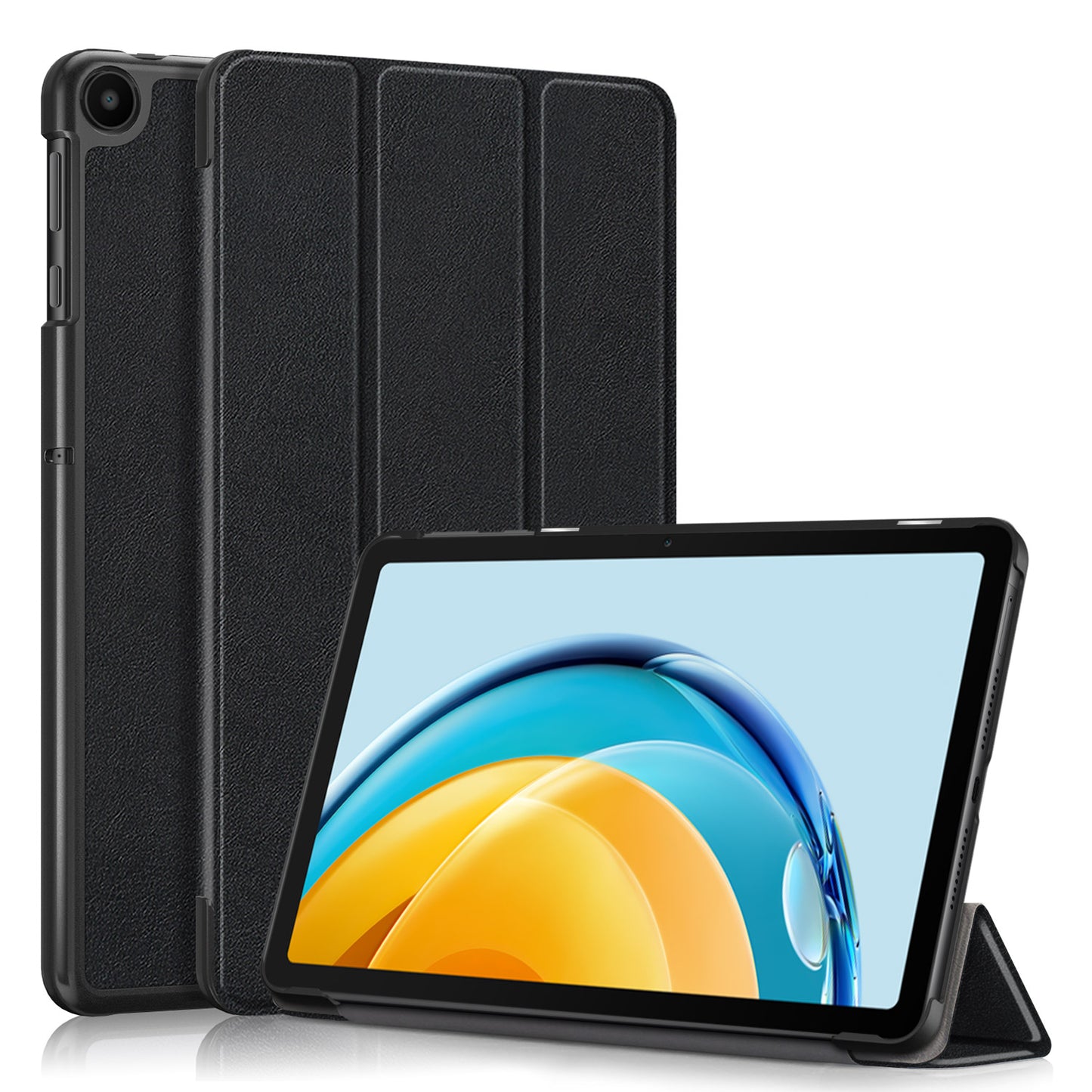For Huawei MatePad SE 10.4-inch PU Leather Tablet Case Tri-fold Stand Anti-drop Tablet Cover