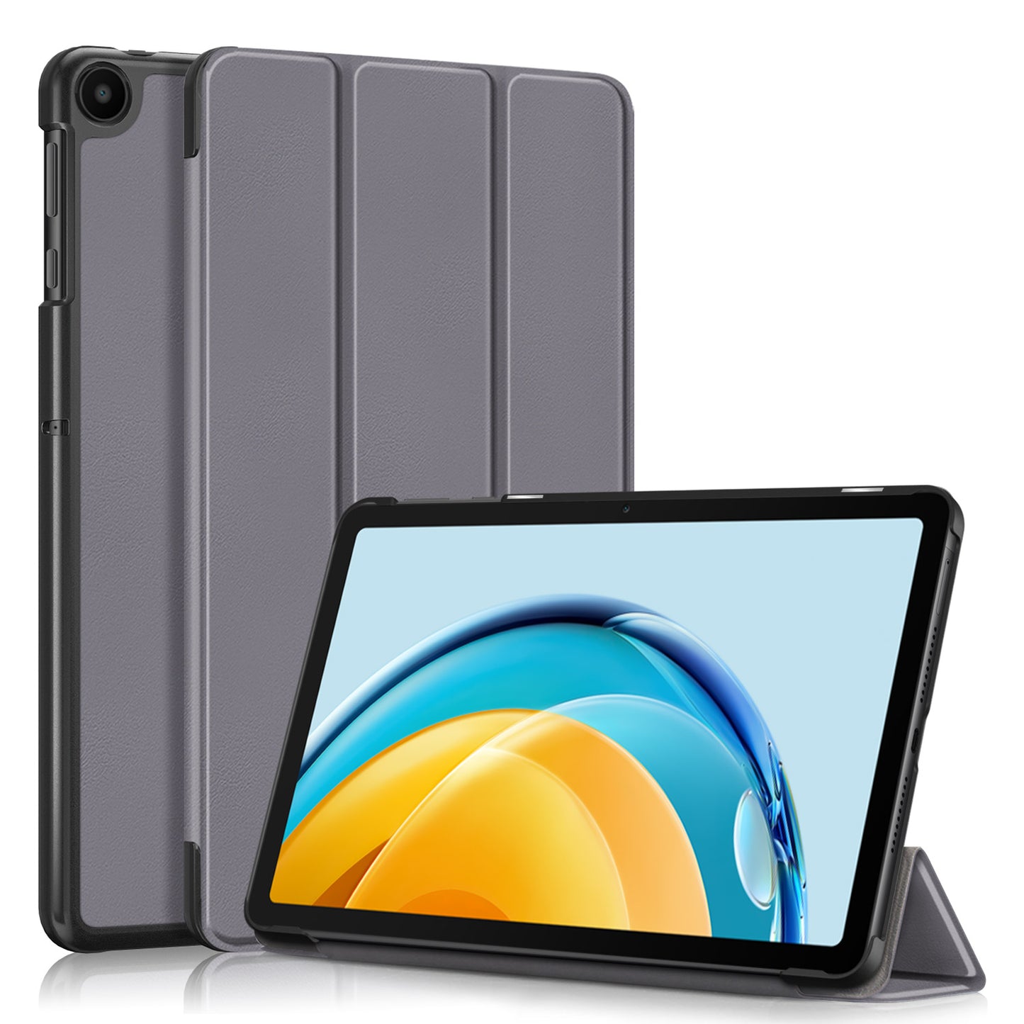 For Huawei MatePad SE 10.4-inch PU Leather Tablet Case Tri-fold Stand Anti-drop Tablet Cover
