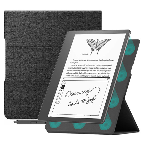 For Amazon Kindle Scribe Magnetic E-reader Case PU Leather Stand Protective Cover