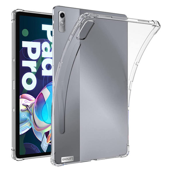 TPU Tablet Case For Lenovo Tab P11 Pro Gen 2 , Lightweght Anti-fall Reinforced Corners Transparent Tablet Cover