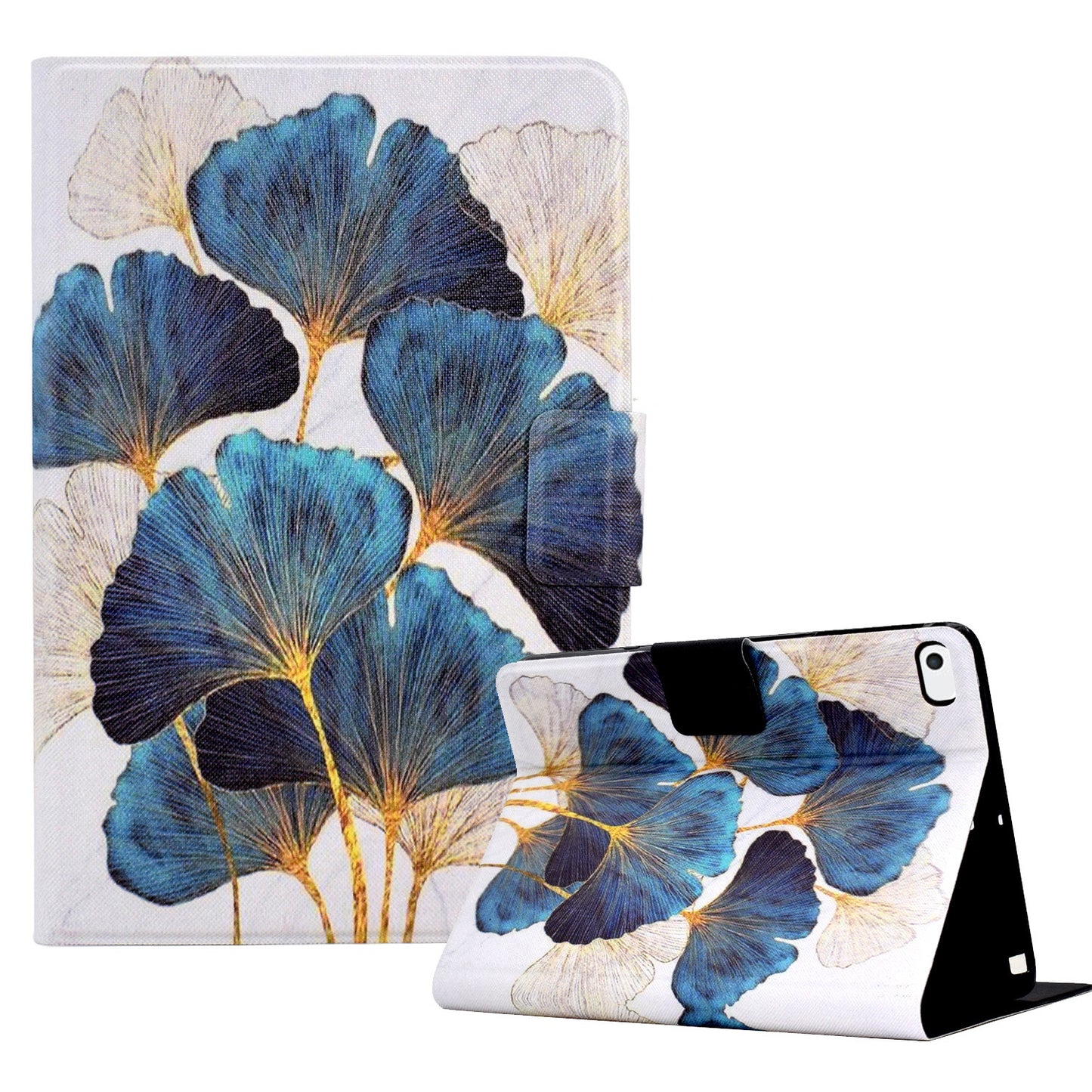 For iPad Air (2013) / Air 2 / iPad 9.7-inch (2017) / (2018) Case Pattern Printed Leather Flip Cover Anti-Drop Tablet Shell