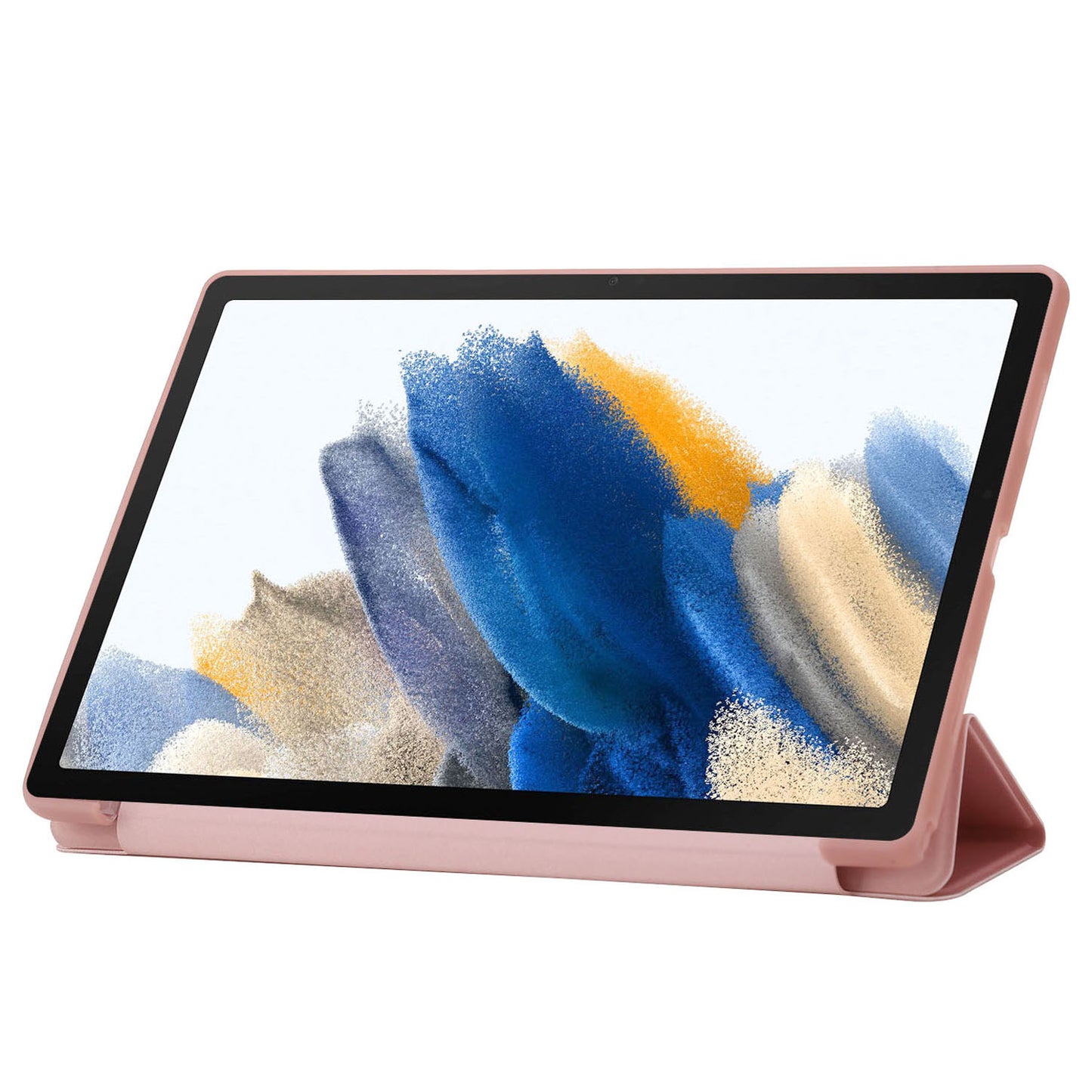 For Huawei MatePad SE 10.4-inch PU Leather + Silicone Tri-fold Stand Cover Tablet Shockproof Case