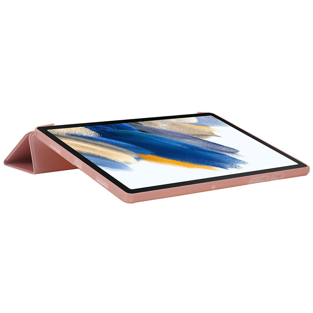 For Huawei MatePad SE 10.4-inch PU Leather + Silicone Tri-fold Stand Cover Tablet Shockproof Case
