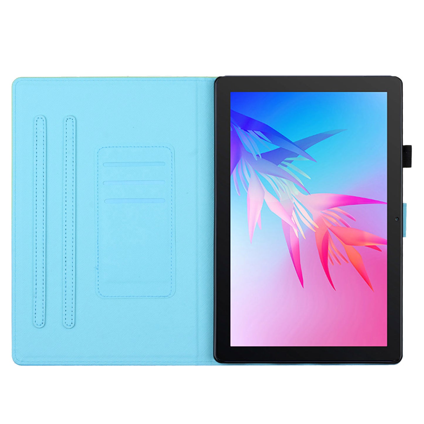 For Huawei Enjoy Tablet 2 / MatePad T 10 9.7 inch / T 10S 10.1 inch / Honor Pad X6 9.7 inch / Pad 6 10.1-inch Case Pattern Printing PU Leather Tablet Cover