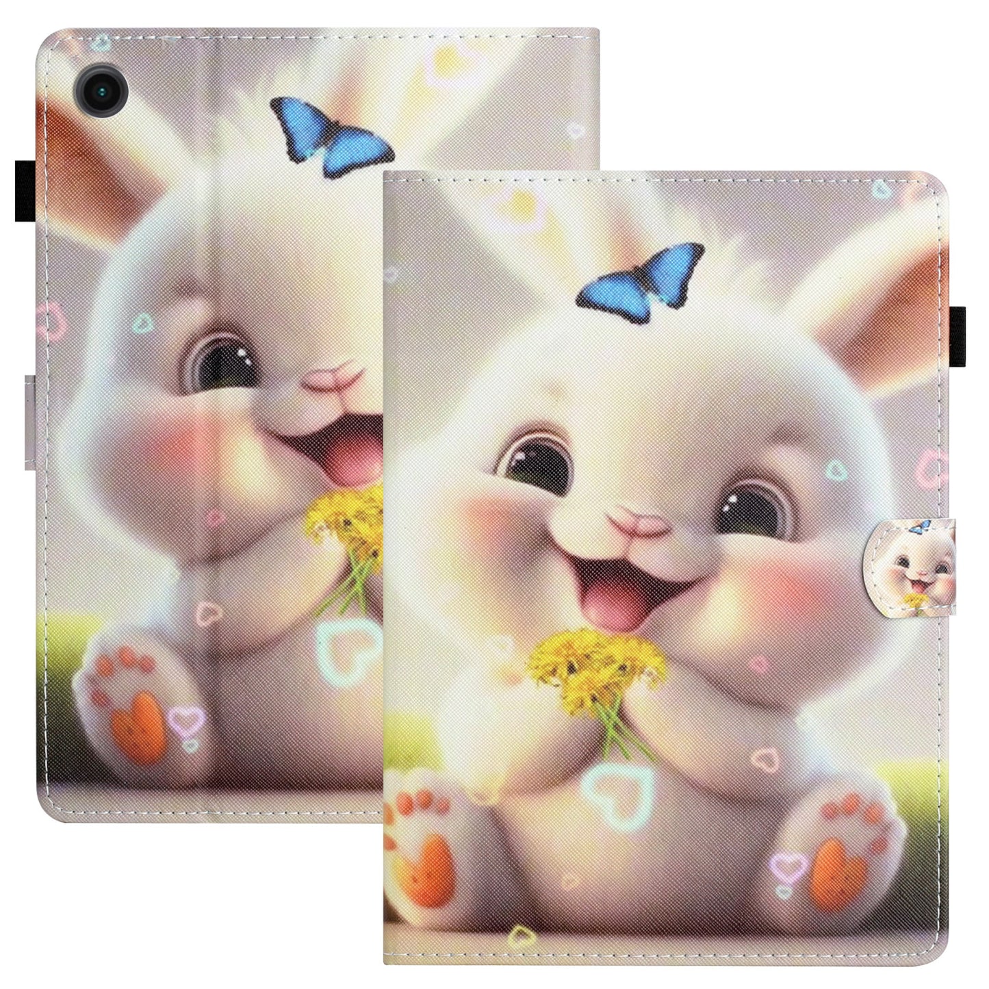 For Huawei Enjoy Tablet 2 / MatePad T 10 9.7 inch / T 10S 10.1 inch / Honor Pad X6 9.7 inch / Pad 6 10.1-inch Case Pattern Printing PU Leather Tablet Cover