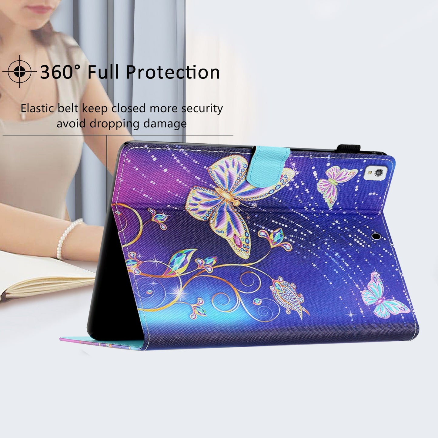 For iPad 10.2 (2019) / (2020) / iPad Air 10.5 inch (2019) / iPad Pro 10.5-inch (2017) Case Pattern Printing PU Leather Flip Cover