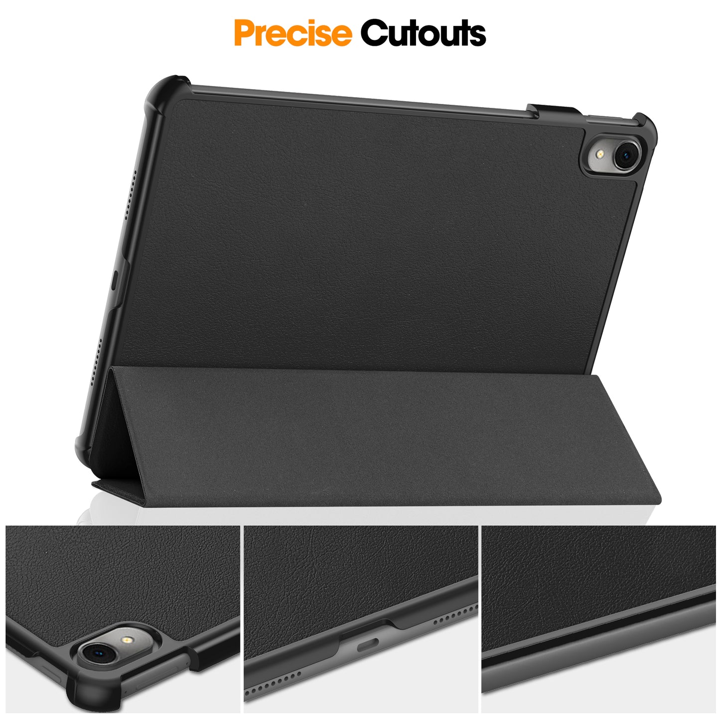 For Huawei MatePad 11 (2023) Tri-fold Stand PU Leather Tablet Case Auto Wake / Sleep Tablet Cover