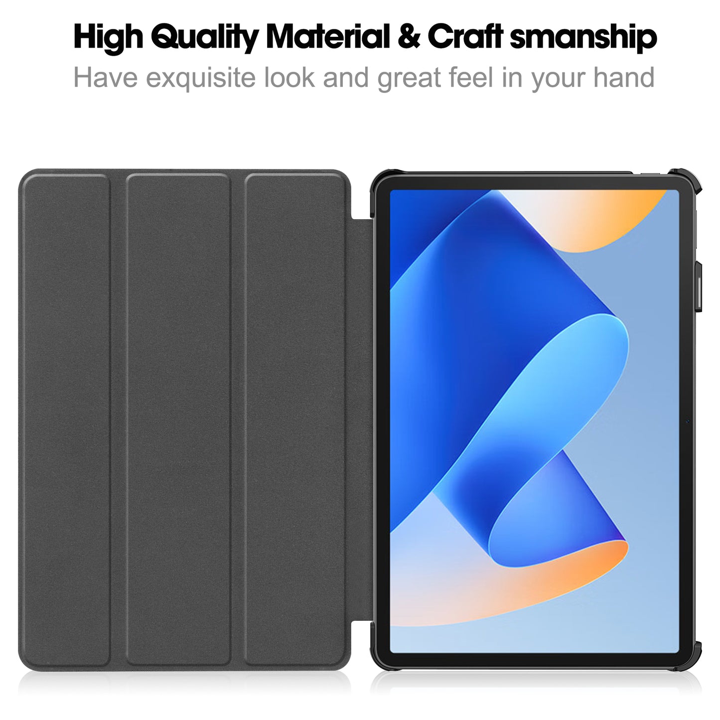 For Huawei MatePad 11 (2023) Tri-fold Stand PU Leather Tablet Case Auto Wake / Sleep Tablet Cover