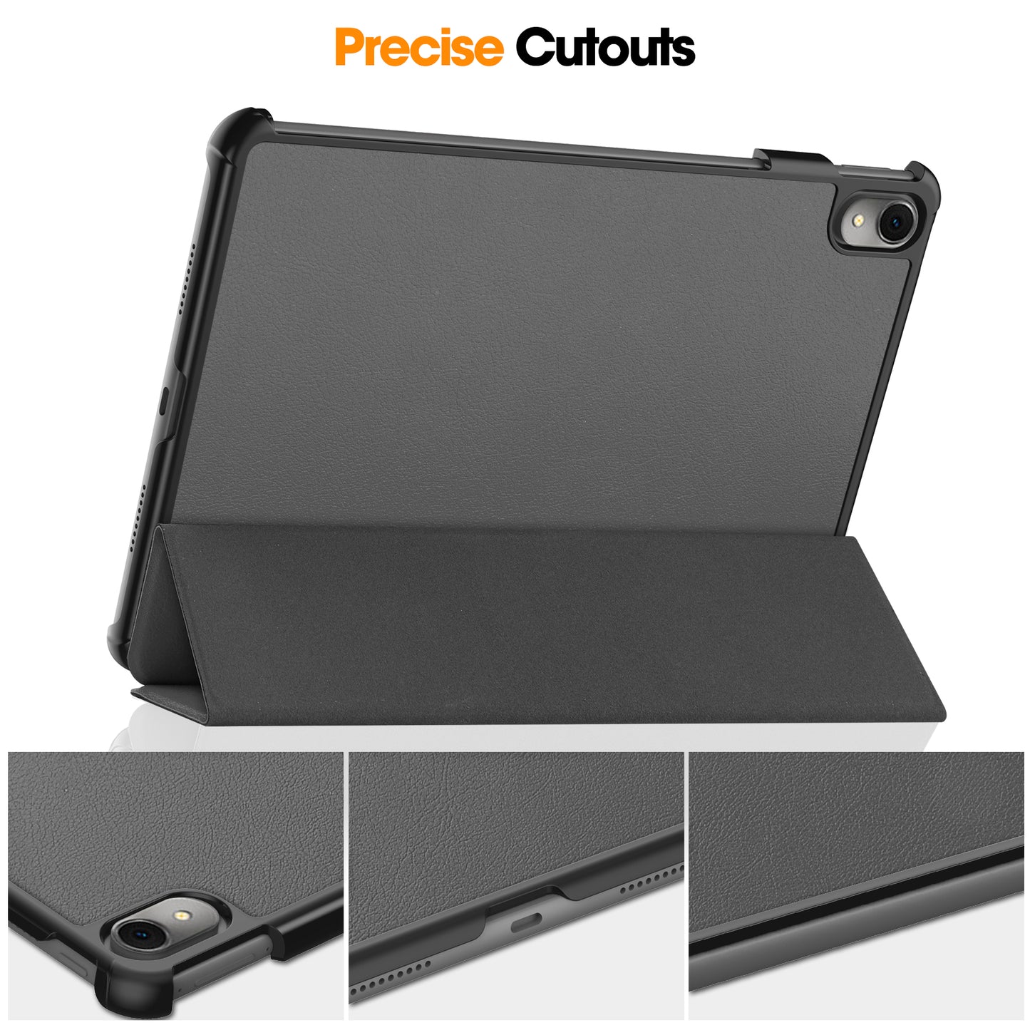 For Huawei MatePad 11 (2023) Tri-fold Stand PU Leather Tablet Case Auto Wake / Sleep Tablet Cover