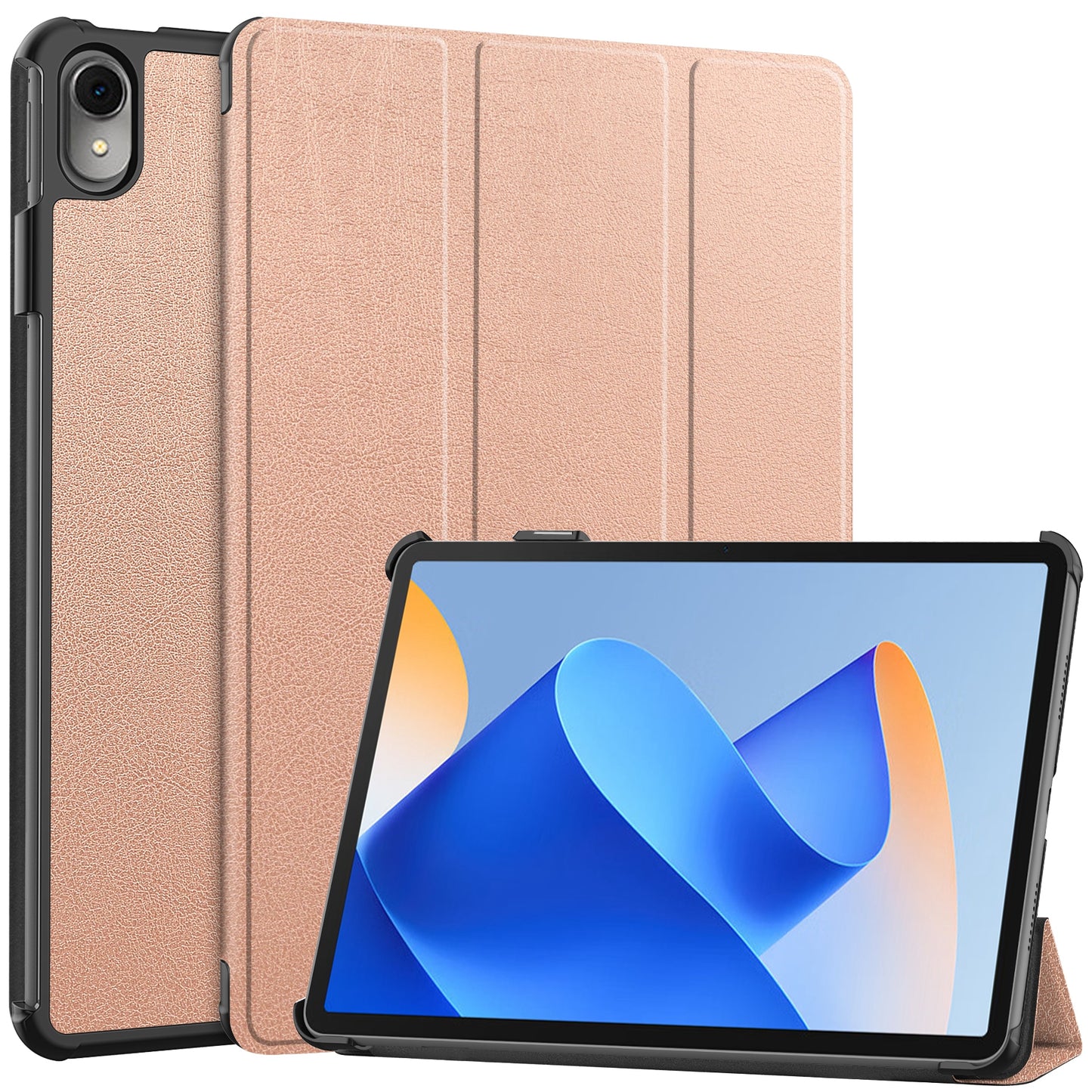 For Huawei MatePad 11 (2023) Tri-fold Stand PU Leather Tablet Case Auto Wake / Sleep Tablet Cover