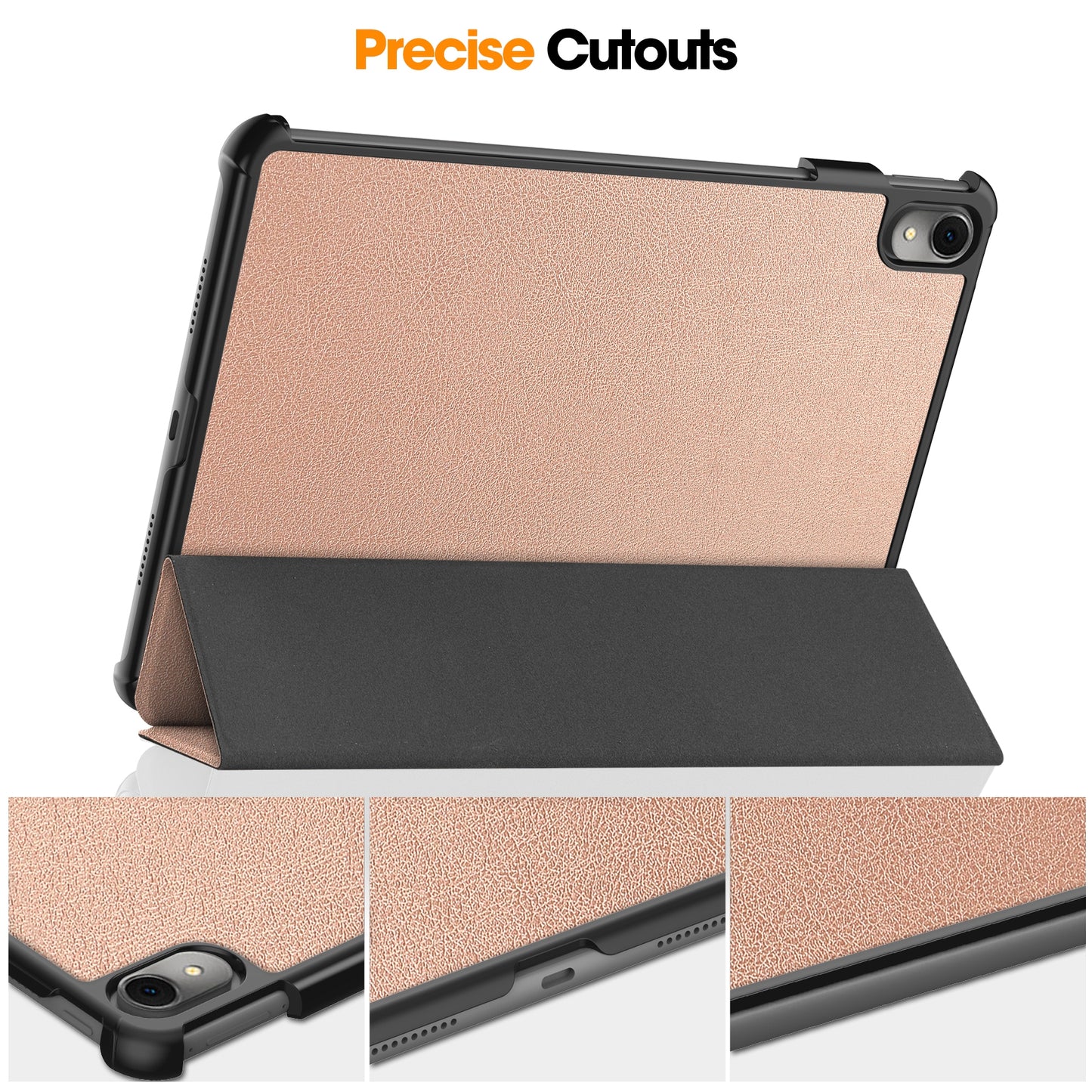 For Huawei MatePad 11 (2023) Tri-fold Stand PU Leather Tablet Case Auto Wake / Sleep Tablet Cover