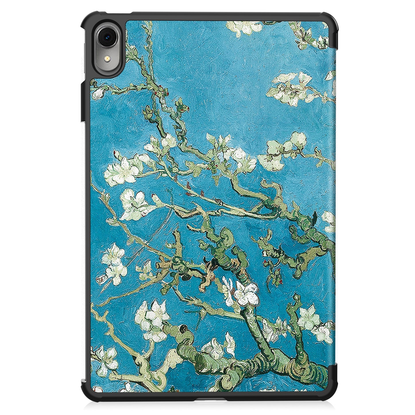 For Huawei MatePad 11 (2023) Trifold Stand Tablet Case PU Leather Pattern Cover with Auto Wake / Sleep