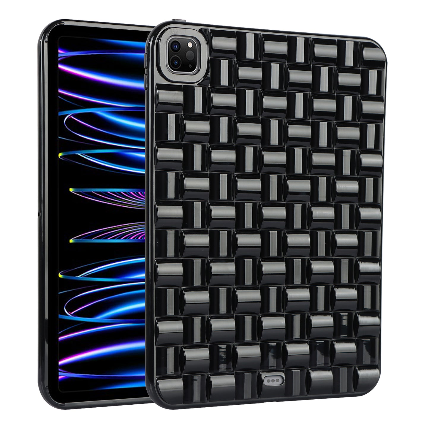 For iPad Pro 11 (2020) / (2021) / (2022) Woven Texture Soft TPU Case Anti-Scratch Protective Tablet Cover
