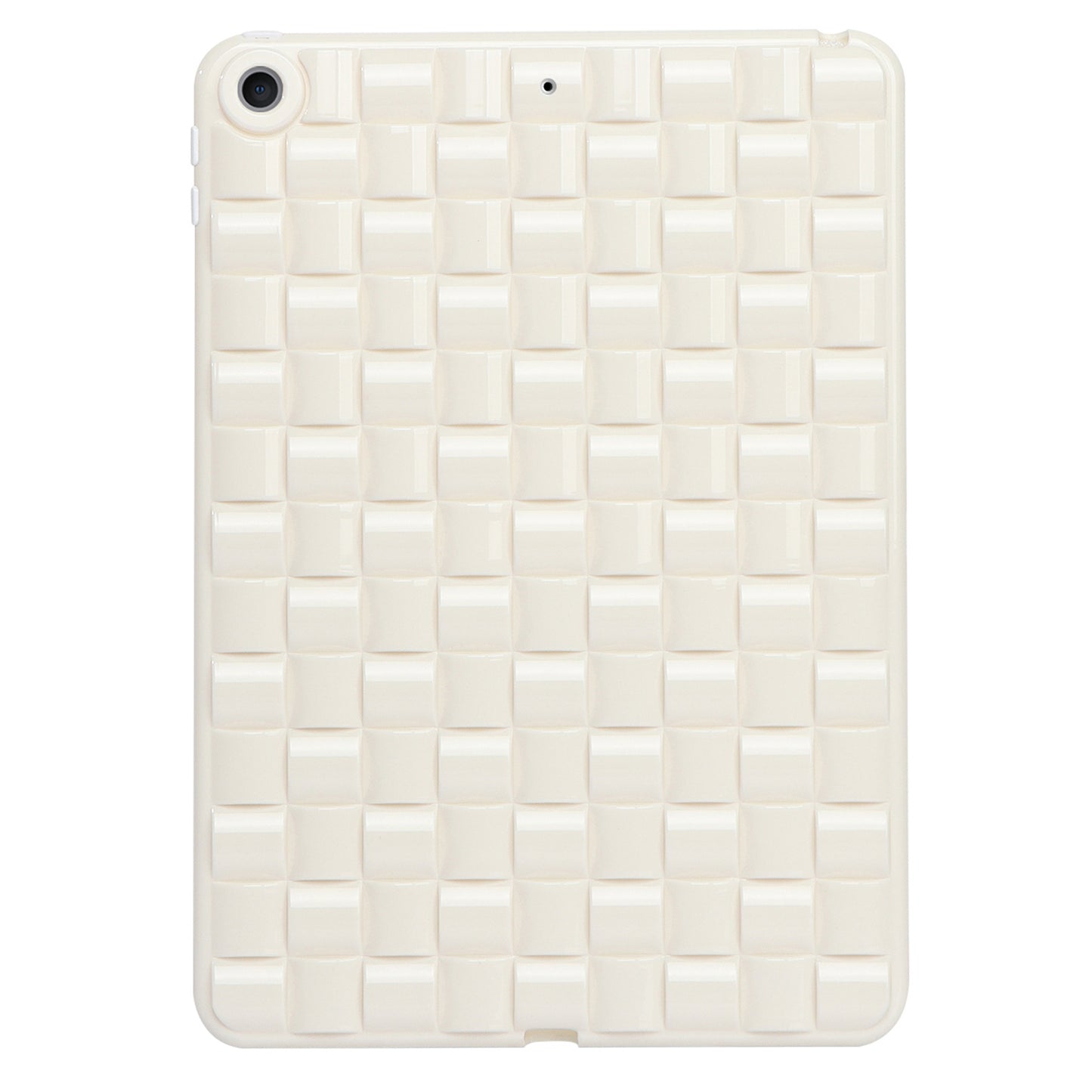 For iPad 10.2 (2021) / (2019) / (2020) Soft TPU Case Protective Tablet Cover Woven Texture Anti-Slip Case