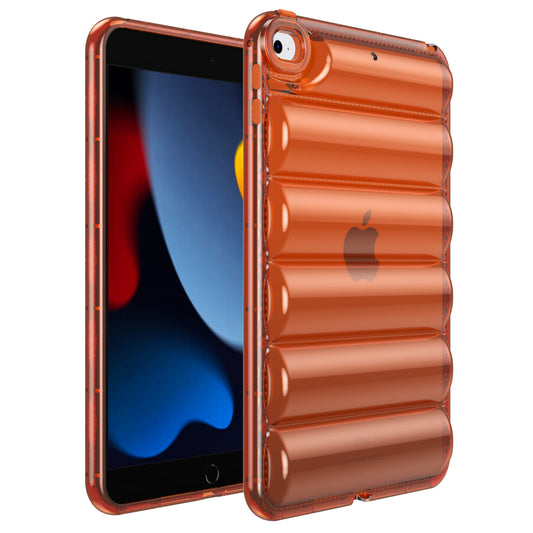 For iPad mini 4 / mini (2019) 7.9 inch TPU Tablet Case Soft Puffer Down Jacket Design Back Cover