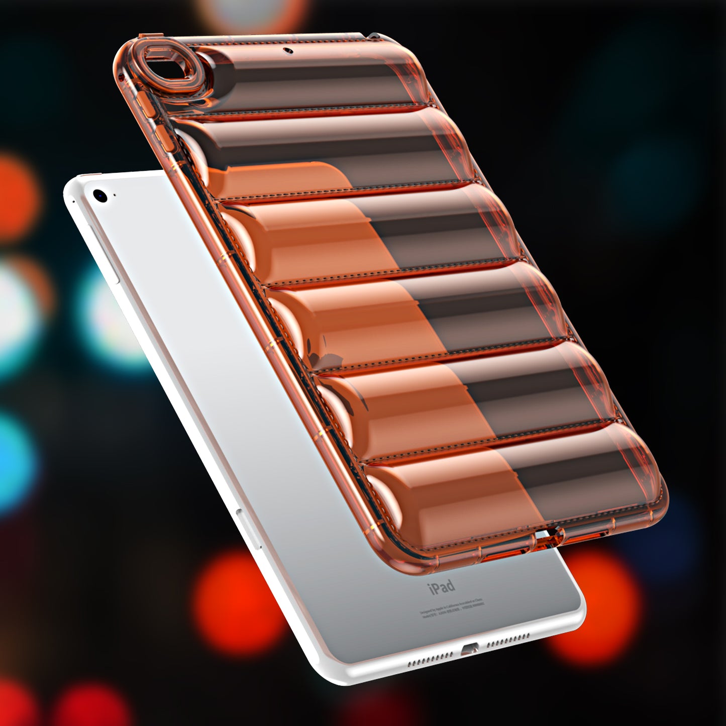 For iPad mini 4 / mini (2019) 7.9 inch TPU Tablet Case Soft Puffer Down Jacket Design Back Cover