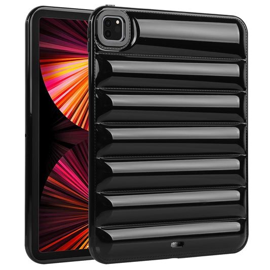 For iPad Pro 11 (2020) / (2021) / (2022) Anti-Dust Candy Color Tablet Shell Case Down Jacket TPU Cover