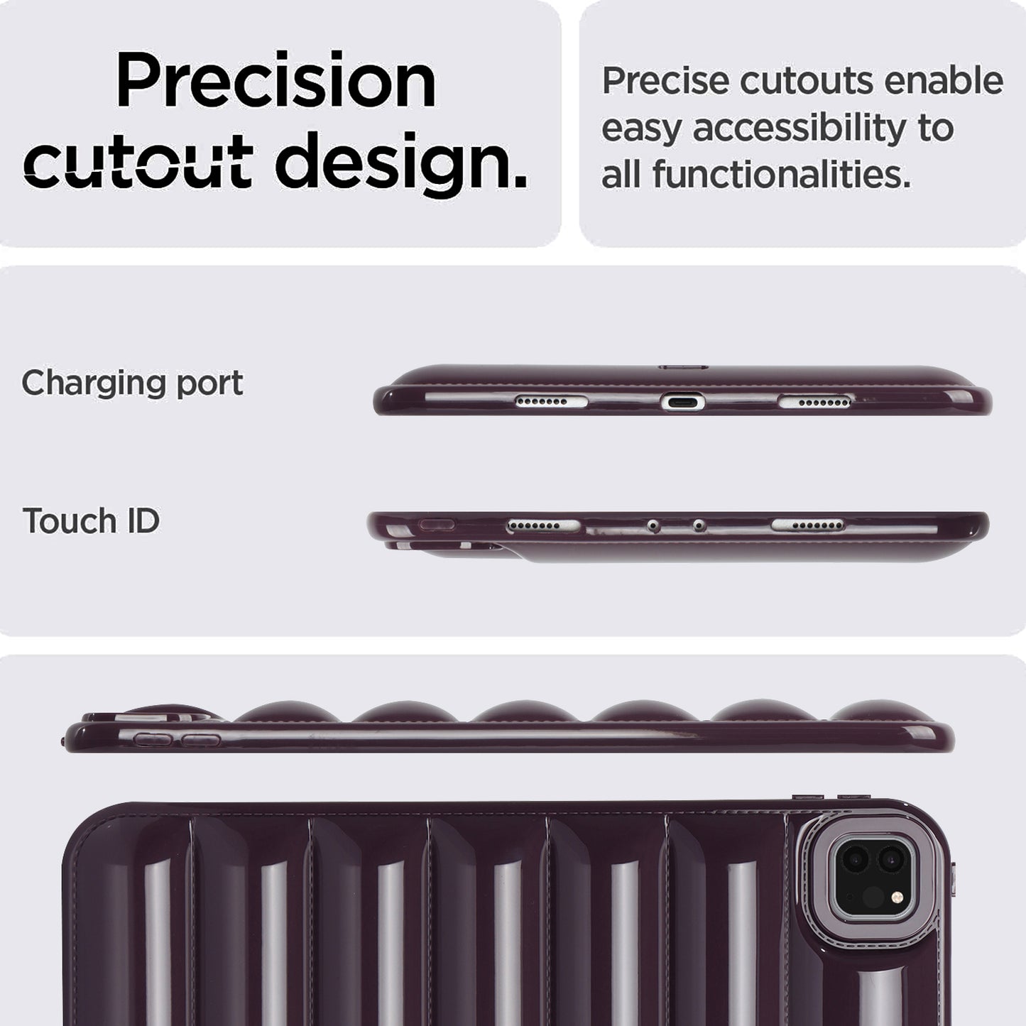 For iPad Pro 11 (2020) / (2021) / (2022) Anti-Dust Candy Color Tablet Shell Case Down Jacket TPU Cover