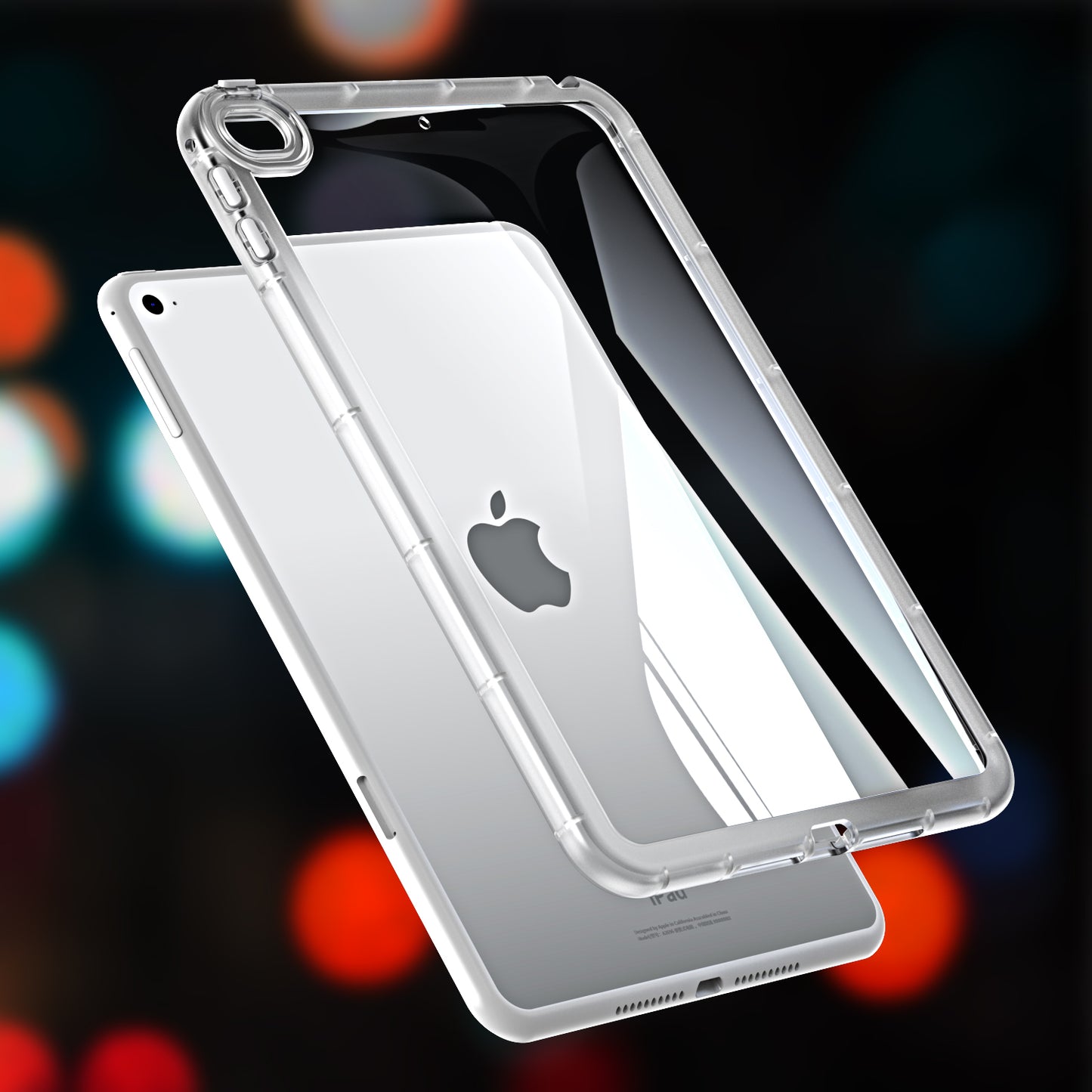 For iPad mini 4 / mini (2019) 7.9 inch Acrylic+TPU Tablet Case Transparent Tablet Cover