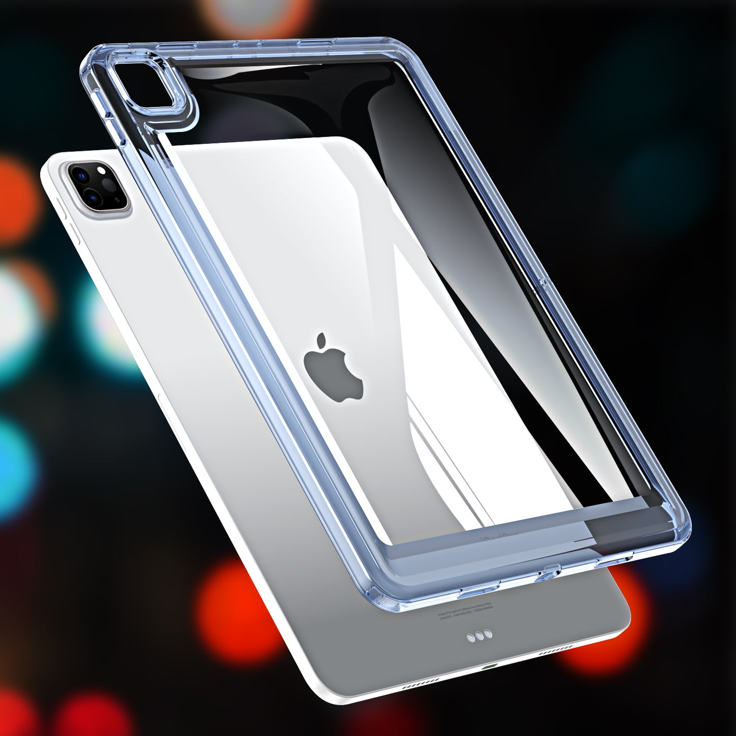 For iPad Pro 11 (2020) / (2021) / (2022) Anti-Scratch Acrylic+TPU Cover Transparent Tablet Protective Case