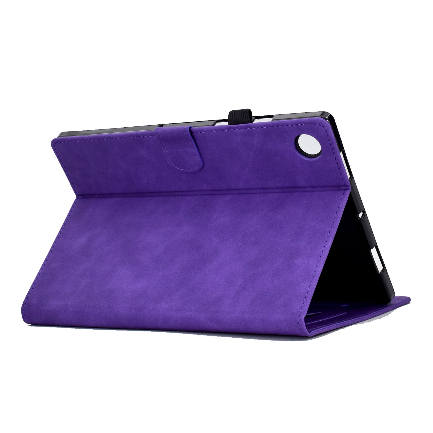 For Huawei MatePad SE 10.4-inch Protective Case Iron Tower Imprinted PU Leather Flip Stand Cover with Card Holder
