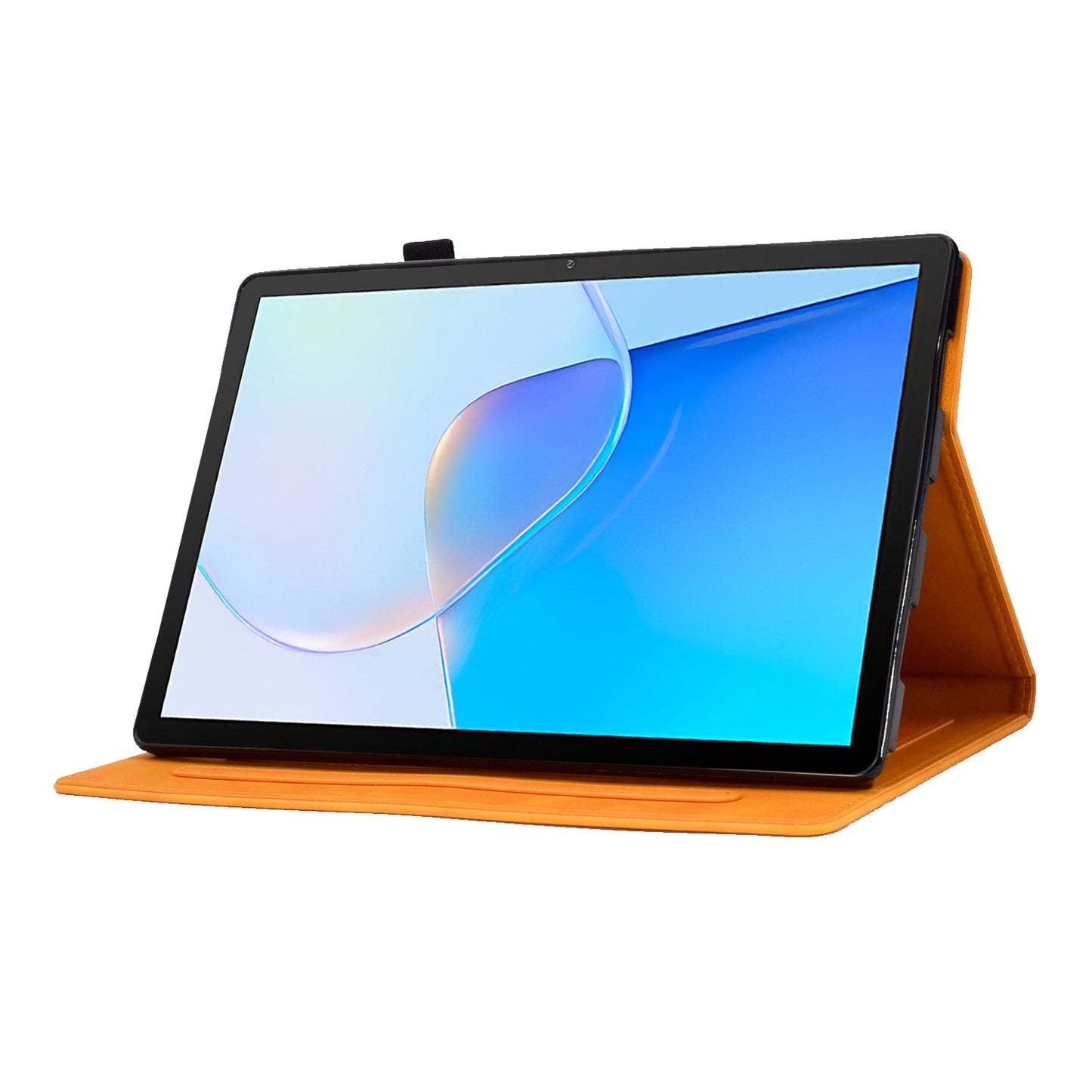 For Huawei MatePad SE 10.4-inch Love Heart Imprinted PU Leather Flip Cover Card Holder Protective Case