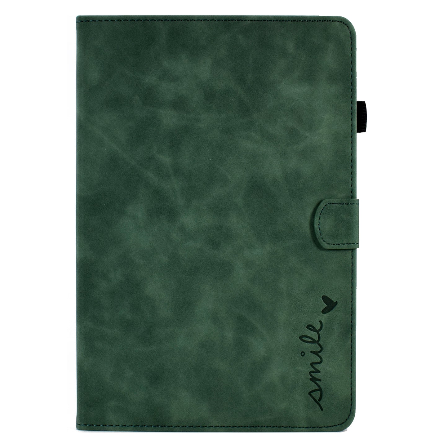 For Huawei MatePad SE 10.4-inch Love Heart Imprinted PU Leather Flip Cover Card Holder Protective Case