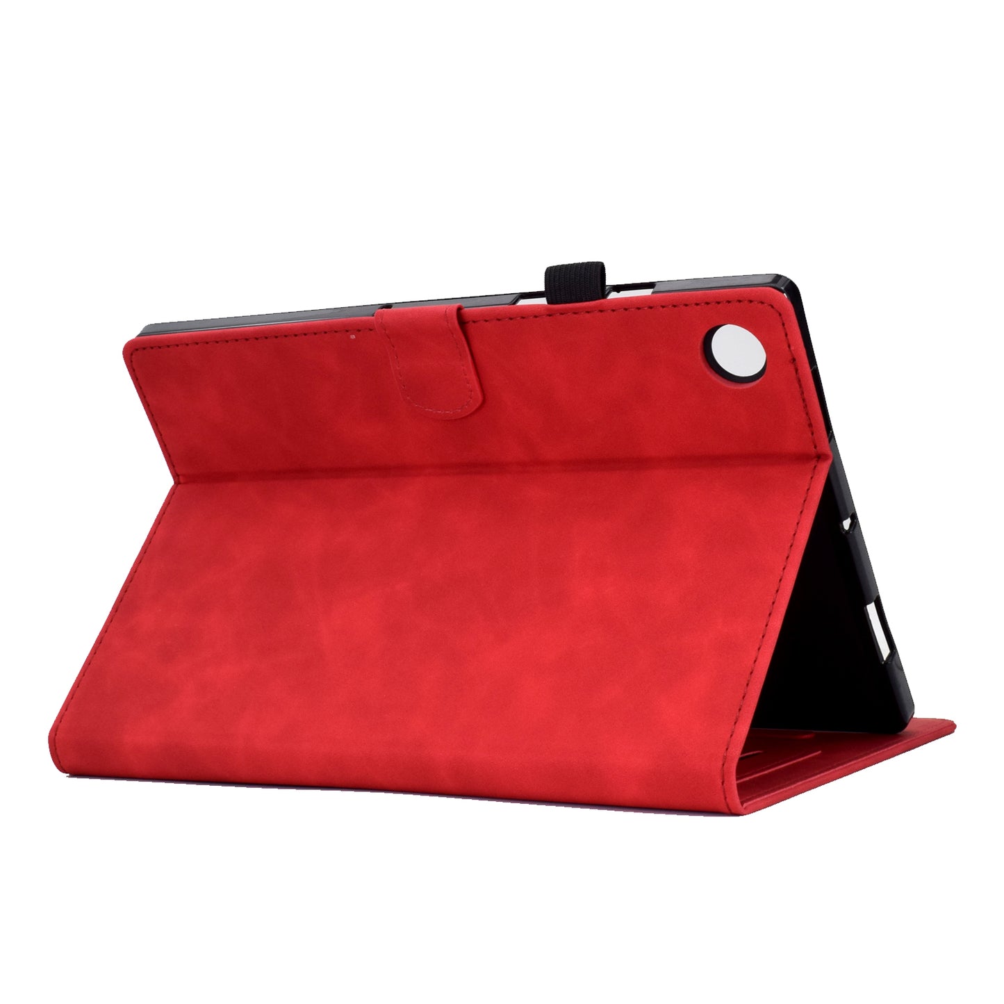 For Huawei MatePad SE 10.4-inch Love Heart Imprinted PU Leather Flip Cover Card Holder Protective Case