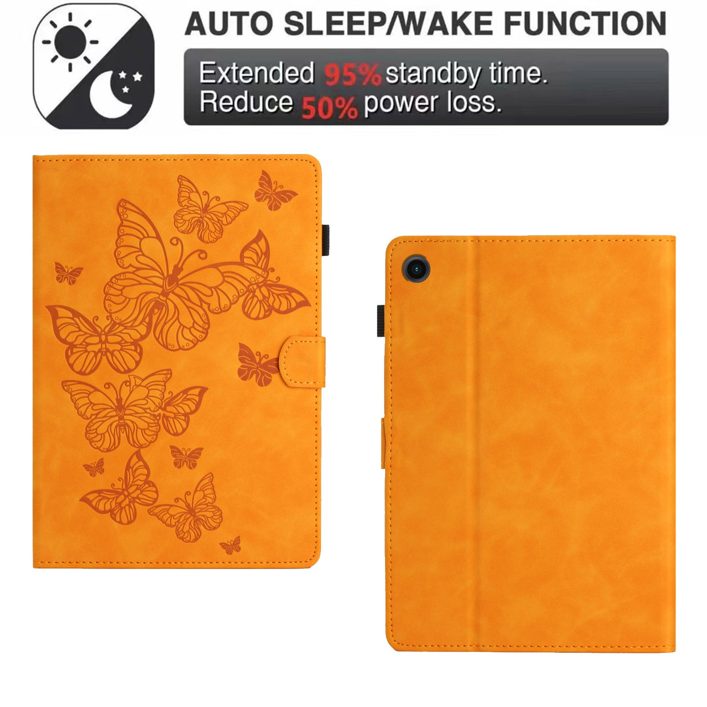 For Honor Pad 6 10.1-inch / Pad X6 9.7 inch / Huawei Enjoy Tablet 2 / MatePad T 10 9.7 inch / T 10S 10.1 inch Card Slot Leather Tablet Case Cover