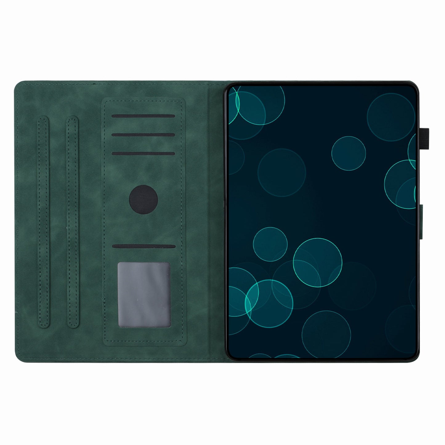 For iPad Mini 1 / 2 / 3 / 4 / Mini (2019) 7.9 inch Imprinted Pattern PU Leather Flip Cover Card Slot Tablet Case