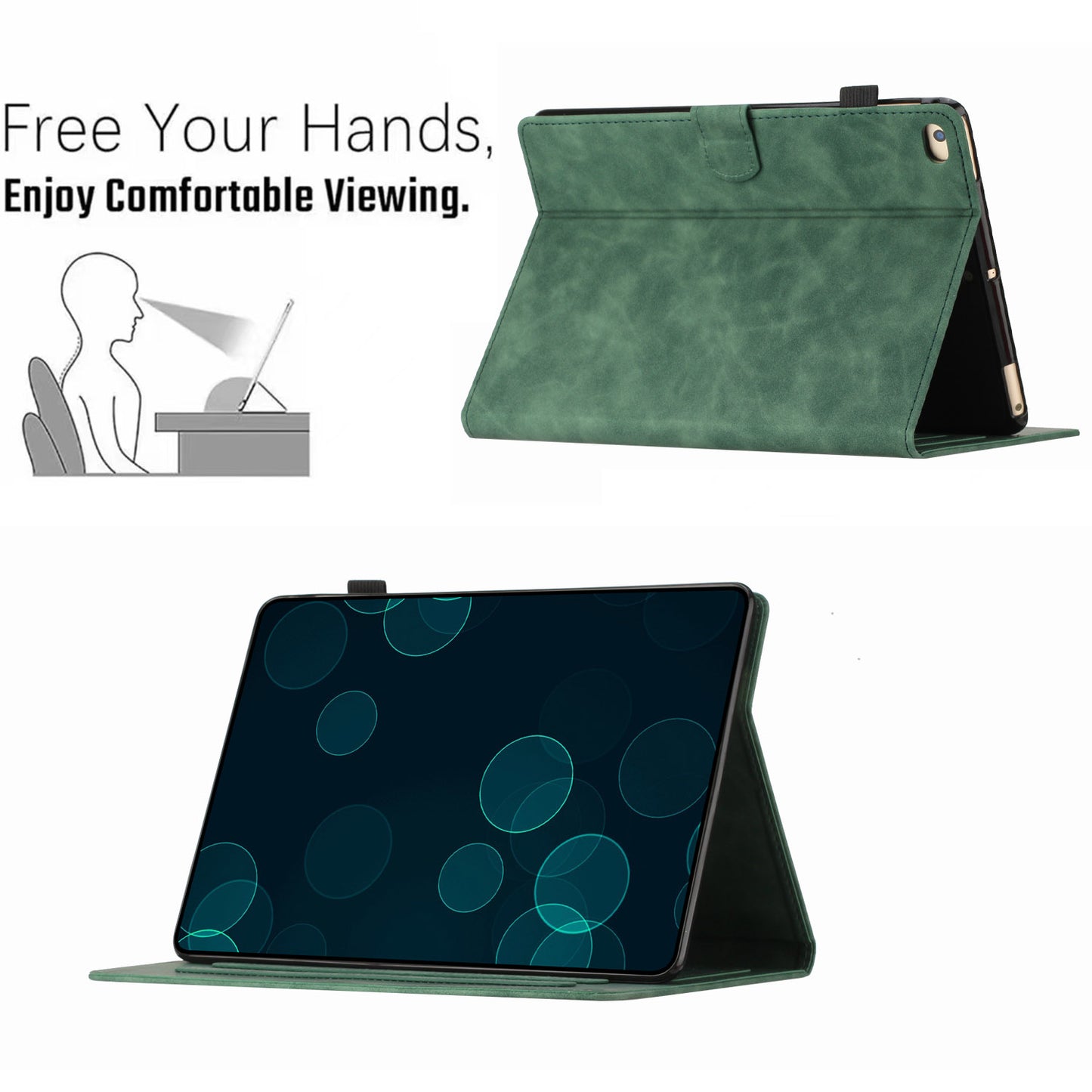 For iPad Mini 1 / 2 / 3 / 4 / Mini (2019) 7.9 inch Imprinted Pattern PU Leather Flip Cover Card Slot Tablet Case