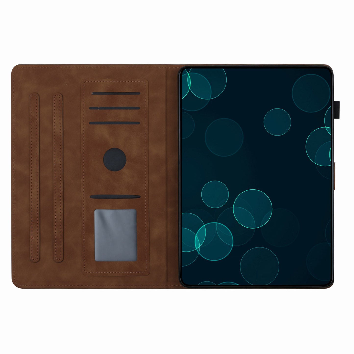 For iPad Mini 1 / 2 / 3 / 4 / Mini (2019) 7.9 inch Imprinted Pattern PU Leather Flip Cover Card Slot Tablet Case