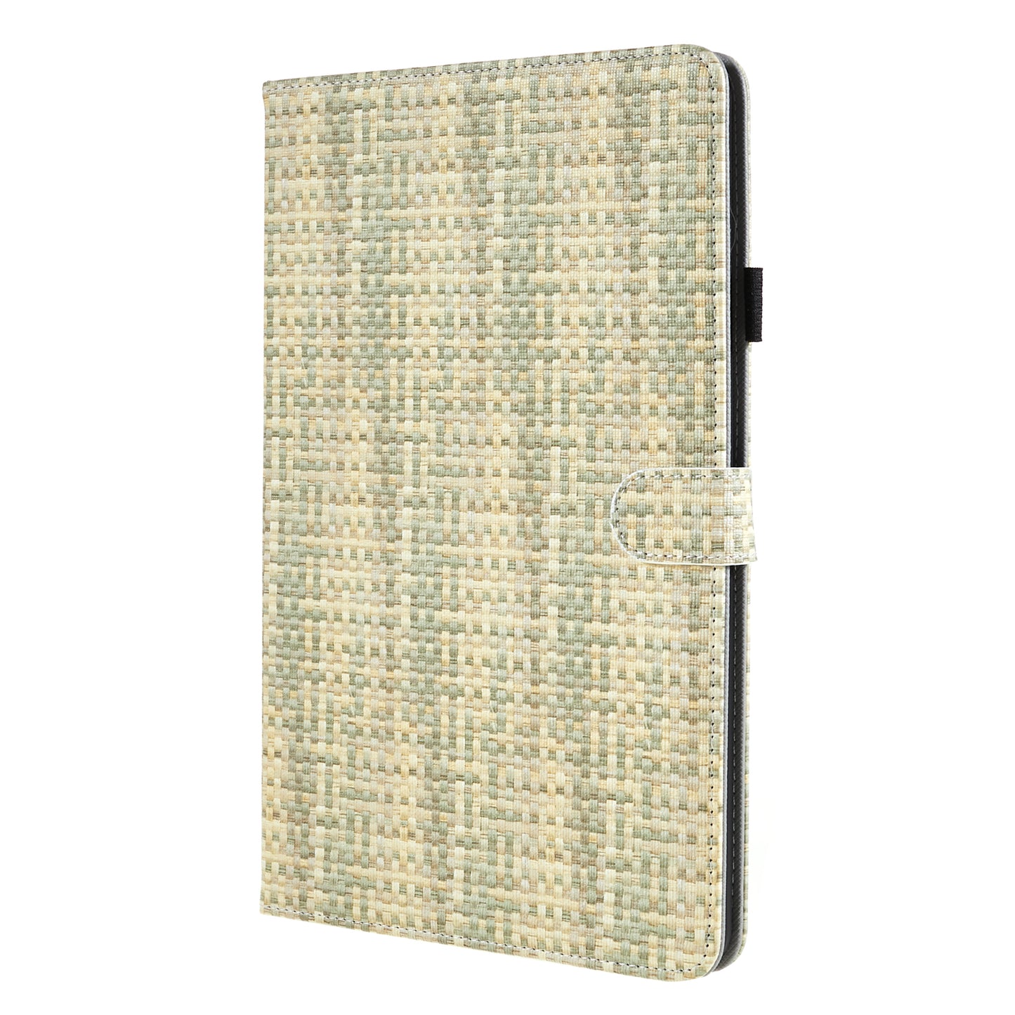 For Huawei MatePad SE 10.4-inch Woven / Grid Pattern Drop-proof Tablet Case PU Leather Stand Cover
