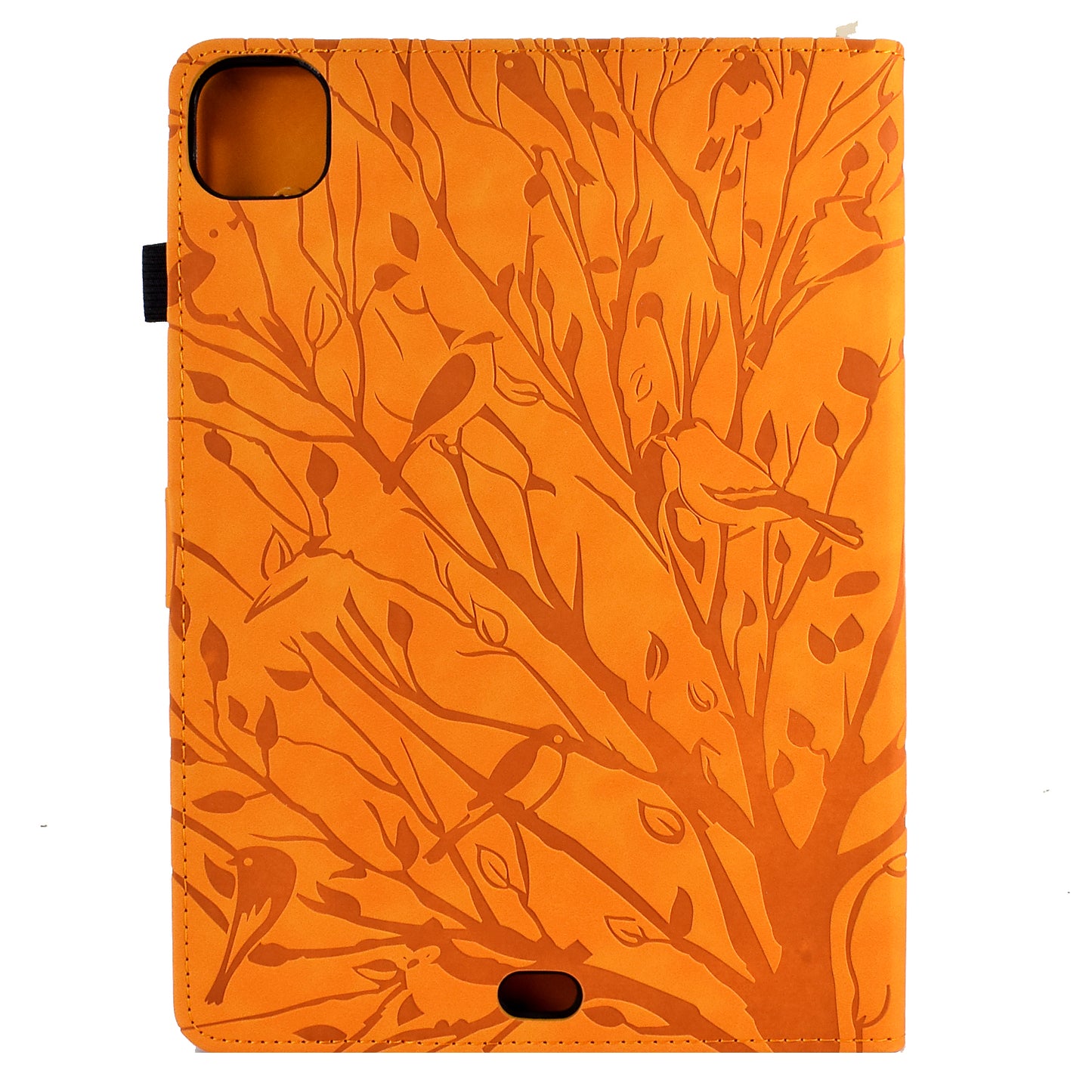 For iPad Pro 11 (2020) / (2021) / (2022) / iPad Air (2020) / (2022) Case Tree Imprinted Leather Tablet Cover with Card Slot