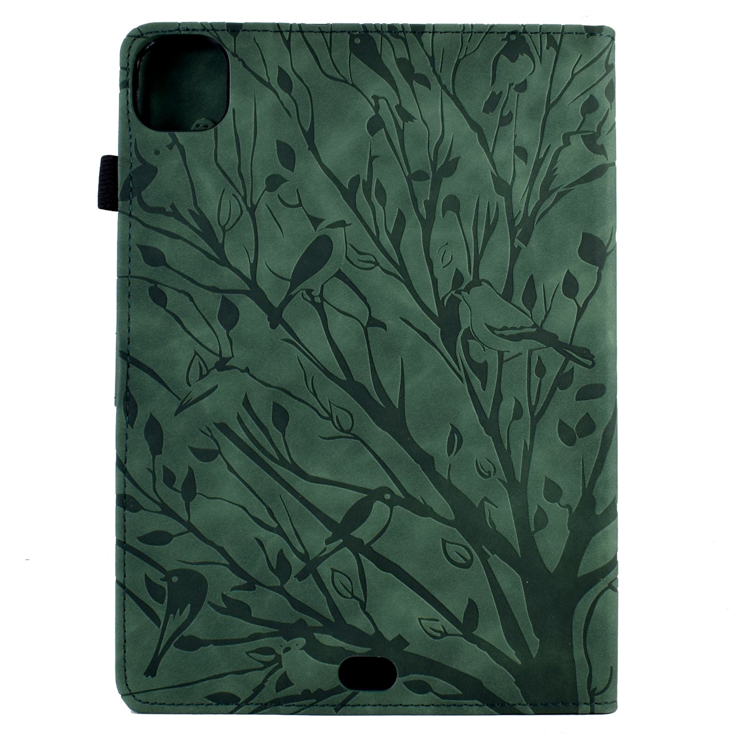 For iPad Pro 11 (2020) / (2021) / (2022) / iPad Air (2020) / (2022) Case Tree Imprinted Leather Tablet Cover with Card Slot