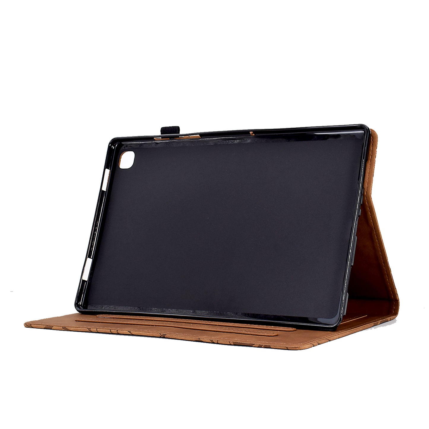 For iPad 10.2 (2021) / (2020) / (2019) / iPad Air 10.5 inch (2019) / Pro 10.5-inch (2017) Tablet Case Imprinted Leather Cover with Stand Card Holder
