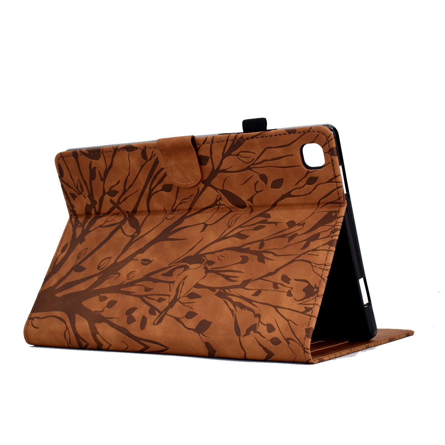 For iPad 10.2 (2021) / (2020) / (2019) / iPad Air 10.5 inch (2019) / Pro 10.5-inch (2017) Tablet Case Imprinted Leather Cover with Stand Card Holder