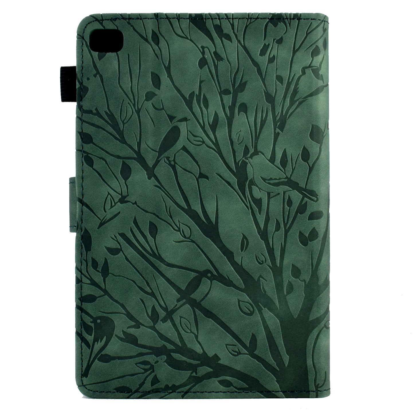 For iPad Air (2013) / Air 2 / iPad 9.7-inch (2017) / (2018) Tablet Leather Case Stand Card Holder Imprinted Tree Cover