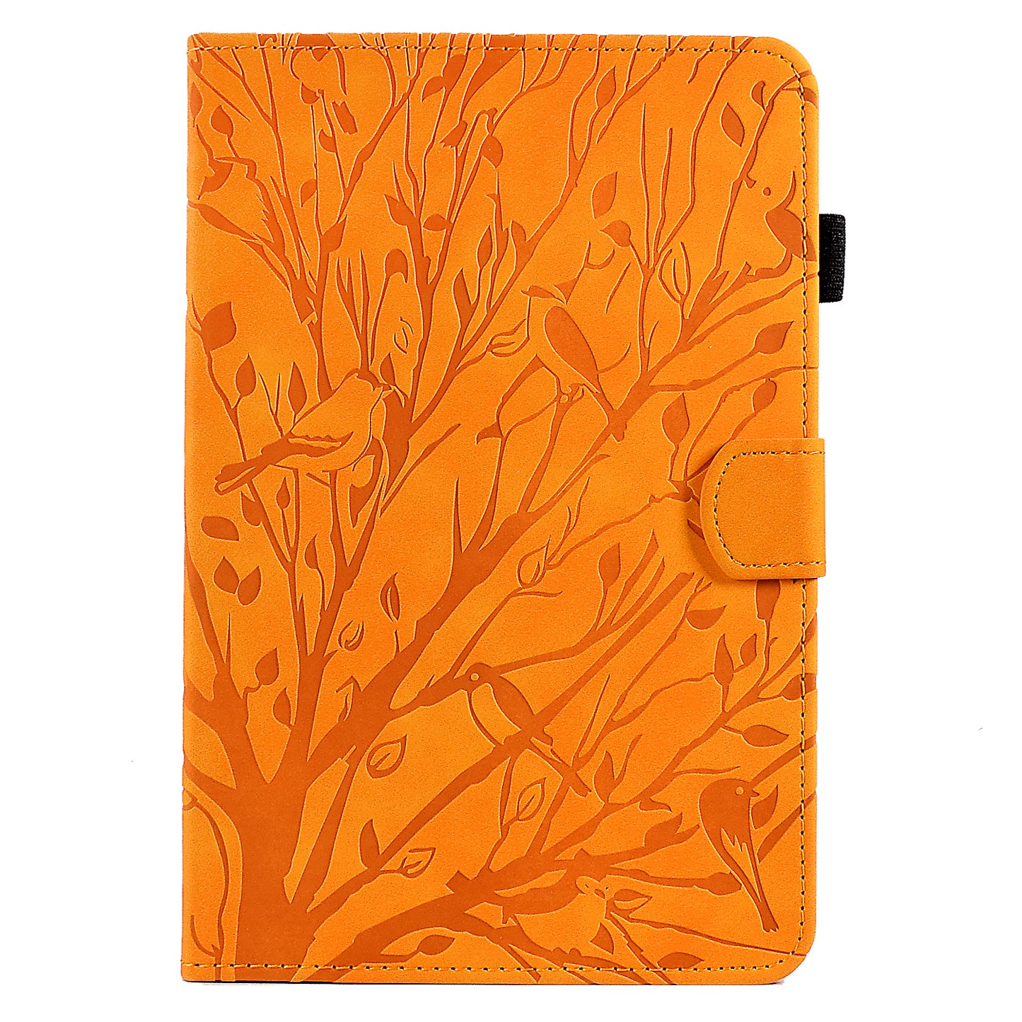 For iPad Air (2013) / Air 2 / iPad 9.7-inch (2017) / (2018) Tablet Leather Case Stand Card Holder Imprinted Tree Cover
