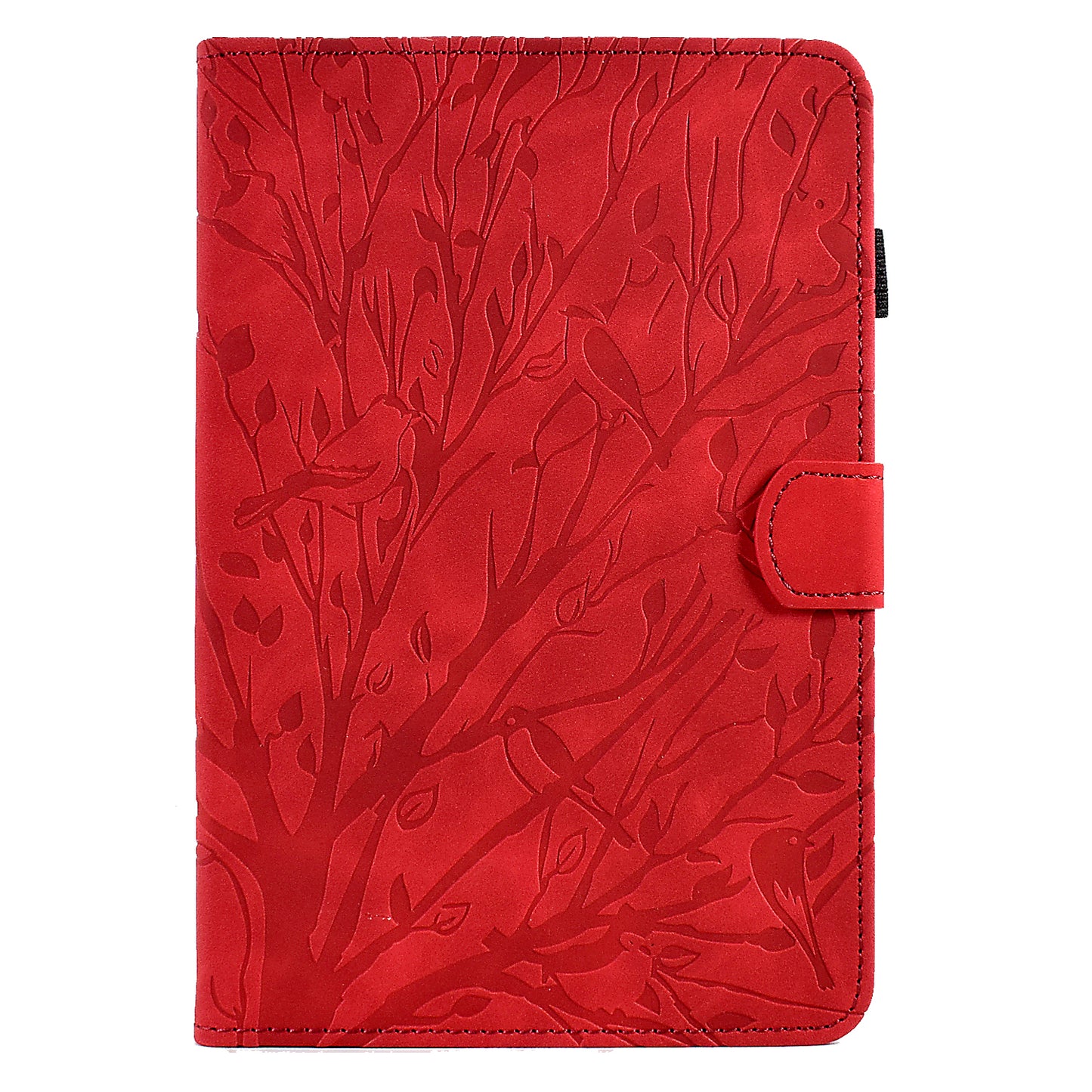 For iPad Air (2013) / Air 2 / iPad 9.7-inch (2017) / (2018) Tablet Leather Case Stand Card Holder Imprinted Tree Cover