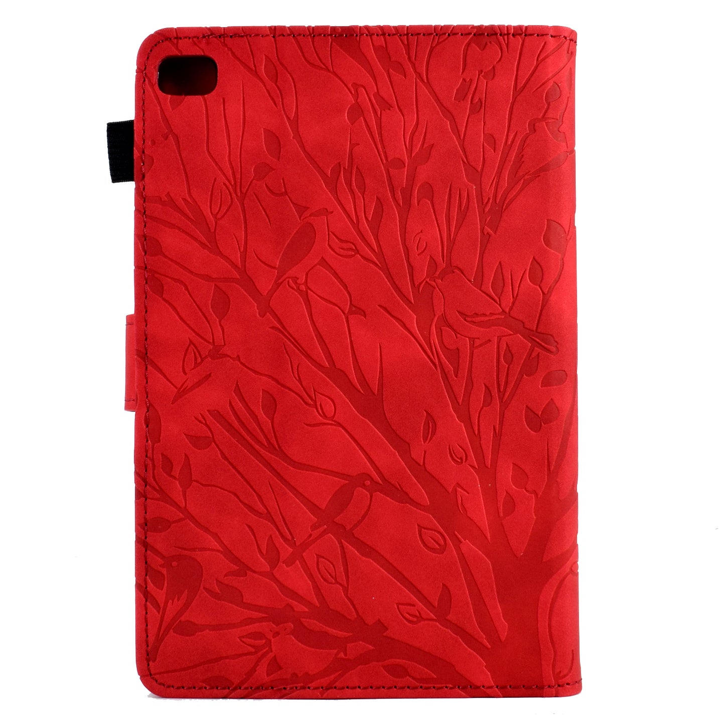 For iPad Air (2013) / Air 2 / iPad 9.7-inch (2017) / (2018) Tablet Leather Case Stand Card Holder Imprinted Tree Cover