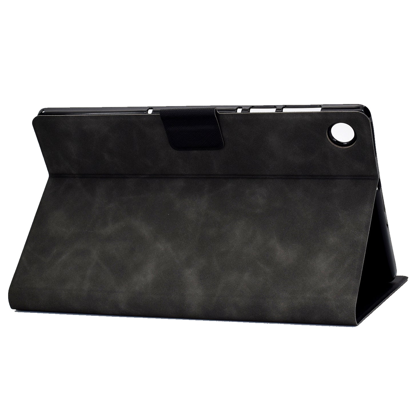 For Huawei MatePad SE 10.4-inch A7 Cowhide Texture Tablet Case PU Leather Stand Card Slot Cover