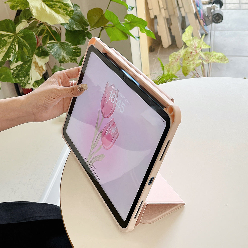 For iPad 10.9 (2022) Detachable Tablet Case PU Leather Pattern Printing Stand Smart Cover with Pen Holder
