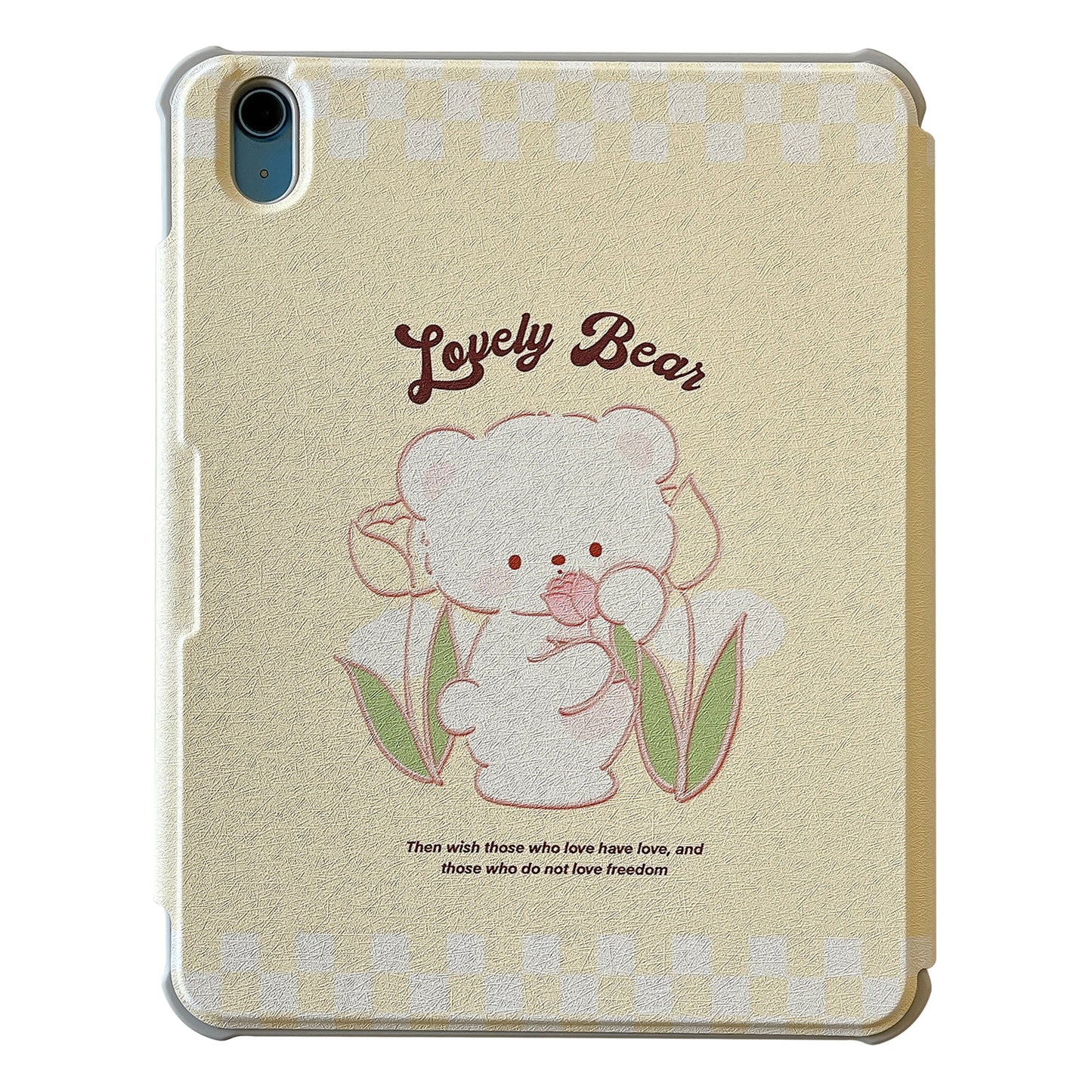For iPad 10.9 (2022) Detachable Tablet Case PU Leather Pattern Printing Stand Smart Cover with Pen Holder