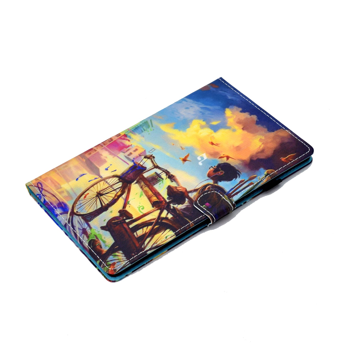 For Huawei MatePad SE 10.4-inch Stand Tablet Case Stitching Leather Pattern with Card Slots