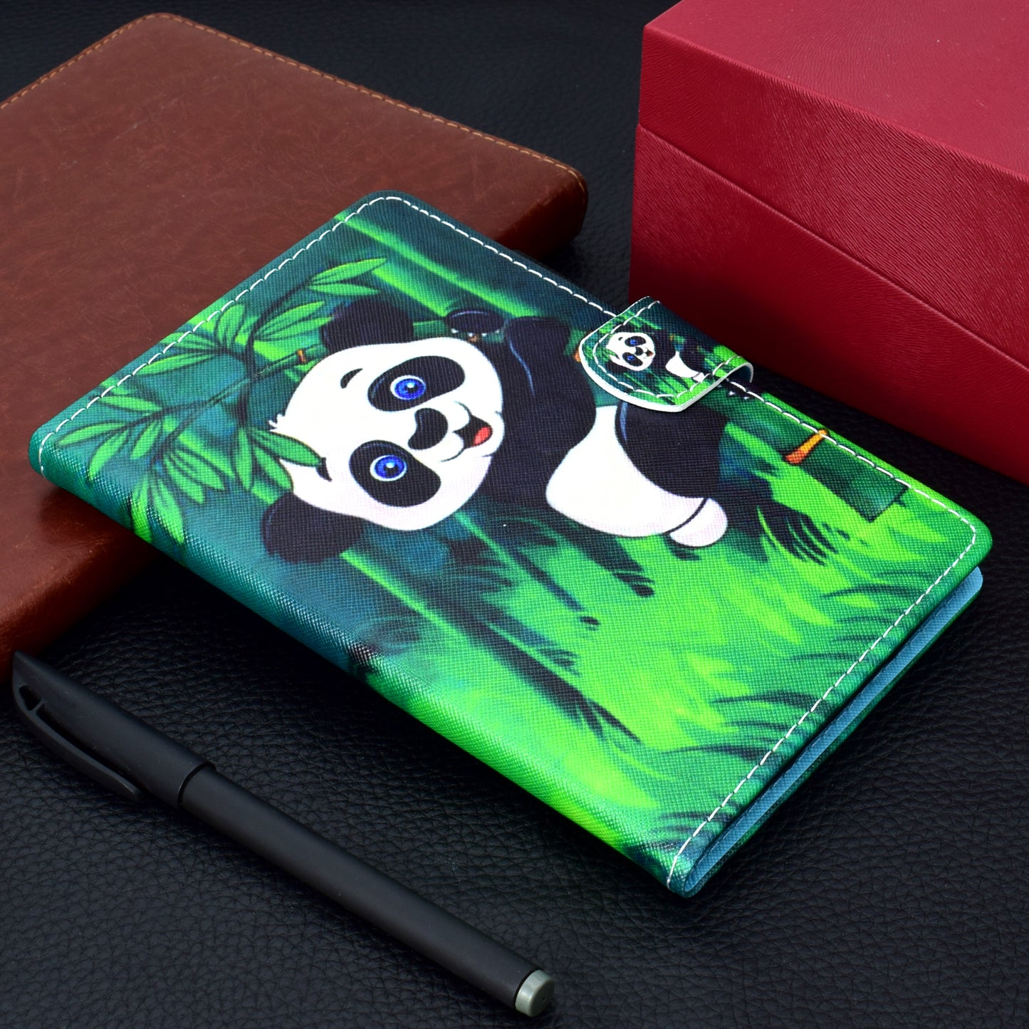 For Huawei MatePad SE 10.4-inch Stand Tablet Case Stitching Leather Pattern with Card Slots